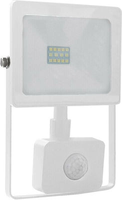 Aca Waterproof LED Floodlight 20W Warm White 3000K with Motion Sensor and Photocell IP66