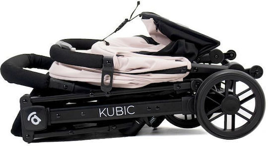 Asalvo Kubic Kinderwagen Geeignet für Neugeborene Rosa
