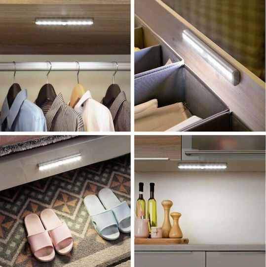 Dekton LED Light Linear for Cabinets with Battery Powered and Photocell 1pcs