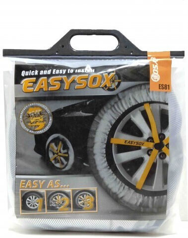 Easysox ES 74 Anti-slip Snow Socks Passenger Car 2pcs