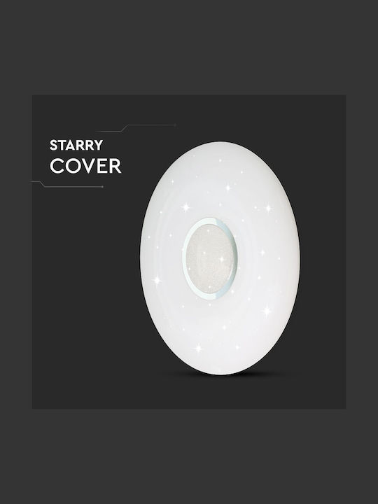 V-TAC Στρογγυλό Εξωτερικό LED Panel 30W με Ρυθμιζόμενο Λευκό Φως 49.4εκ.