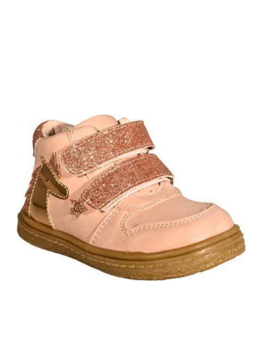 Ghete Copii cu Velcro Roz