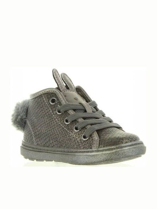 Kinderstiefeletten mit Schnürsenkeln Gray