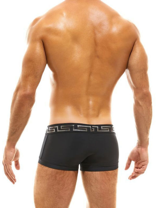 Modus Vivendi Men's Swimwear Shorts Black with Patterns