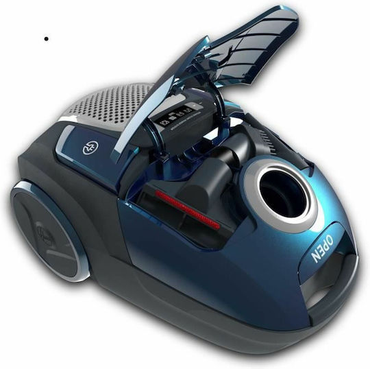 Hoover Telios Extra TX60PET 011 Прахосмукачка 450W С торба 3.5лт Син