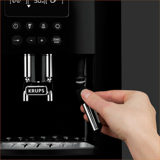 Krups Arabica 1450W Налягане 15бар с мелачка Черна