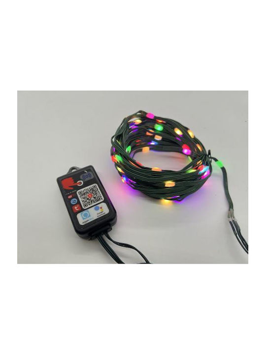 100 Lights LED 10m. Multicolor in String Evivak