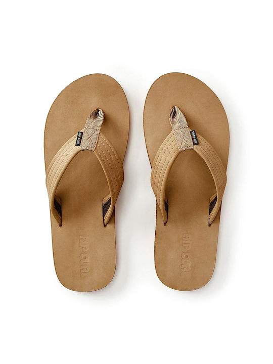 RIP CURL - REVIVAL LEATHER OPEN TOE THONGS