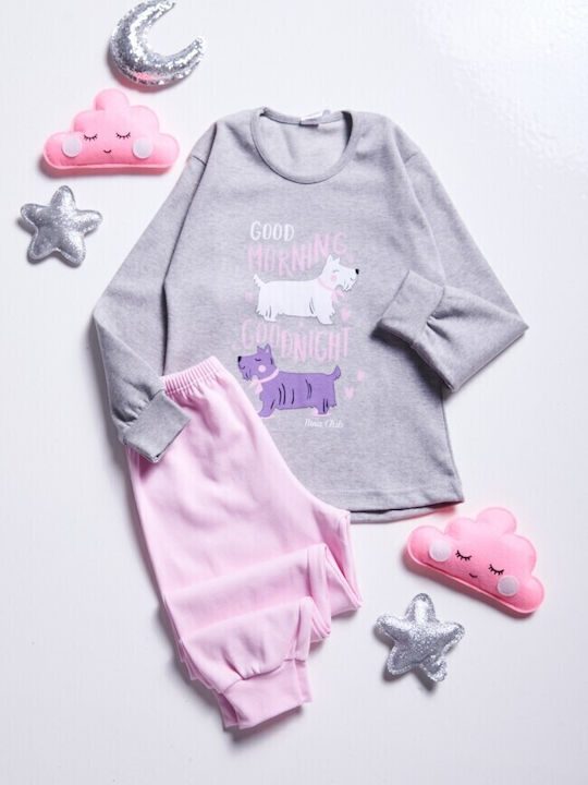 Comfort Kinder-Pyjama Gray