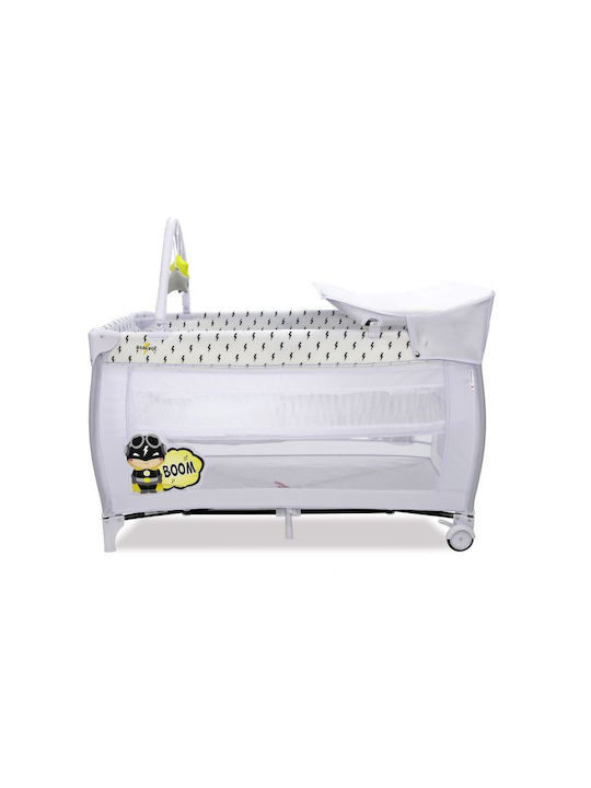 Asalvo Laufstall 2 Ebenen 125x65cm
