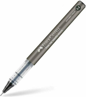 Faber-Castell Στυλό Rollerball 0.5mm με Μαύρο Μελάνι Free Ink Needle Micro