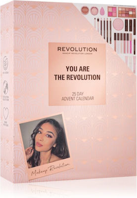 Revolution Beauty You Are The Revolution 25 Day Σετ Μακιγιάζ Advent Calendar για Πρόσωπο, Μάτια, Χείλη & Φρύδια 25τμχ