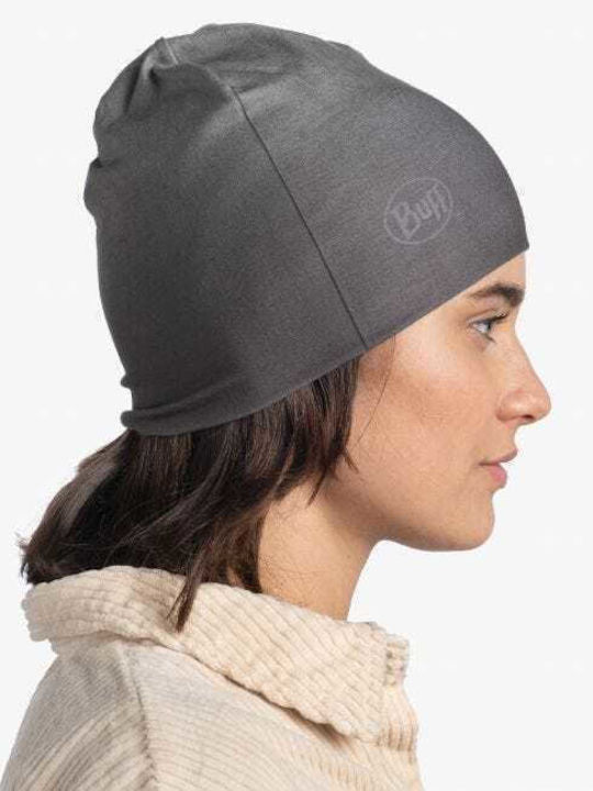 Ecostretch Beanie Unisex Reversible Beanie in Khaki color