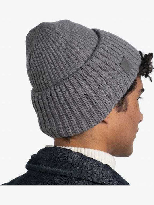 Rutger Beanie Unisex Beanie mit Rippstrick in Gray Farbe