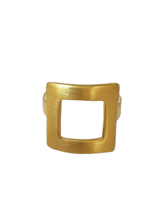 Prince Silvero Women's Gold Plated Silver Ring