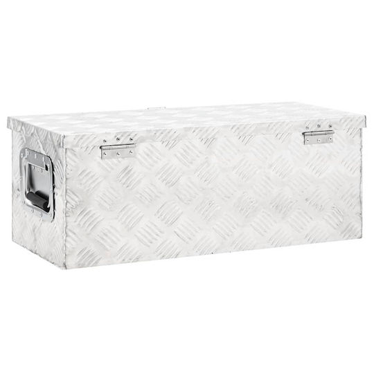 vidaXL Tool Storage Aluminum Box W70xD31xH27cm 152250
