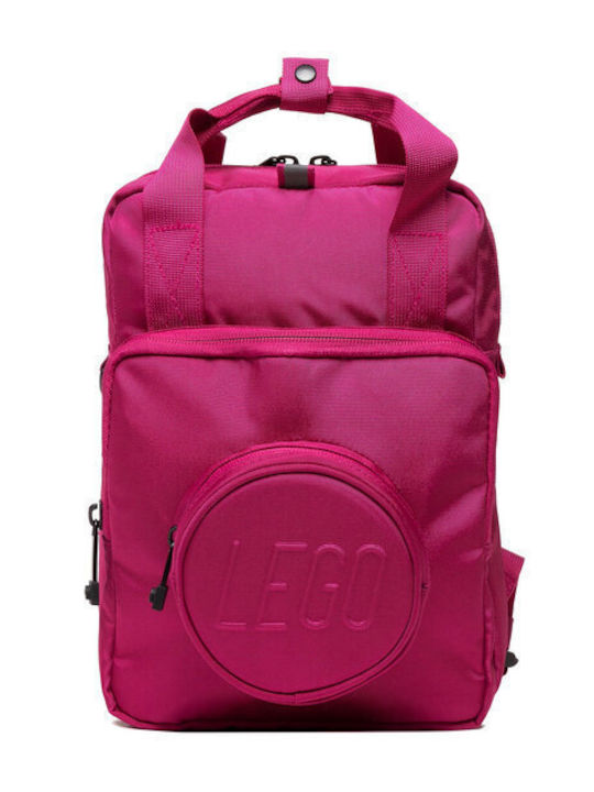 Lego Brick 1x1 School Bag Backpack Kindergarten in Fuchsia color 7lt