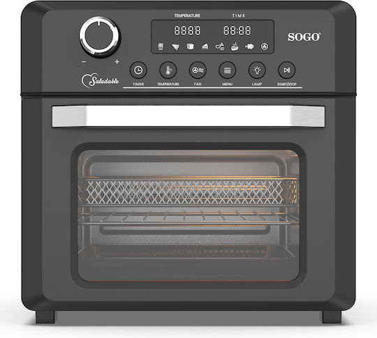Sogo SS-10490 Ηλεκτρικό Φουρνάκι 28lt Χωρίς Εστίες με Αέρα