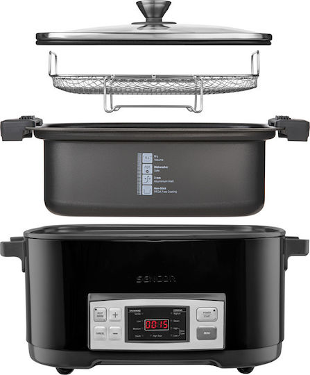Sencor Мултикукър 1350W с Капацитет 6лт Черен