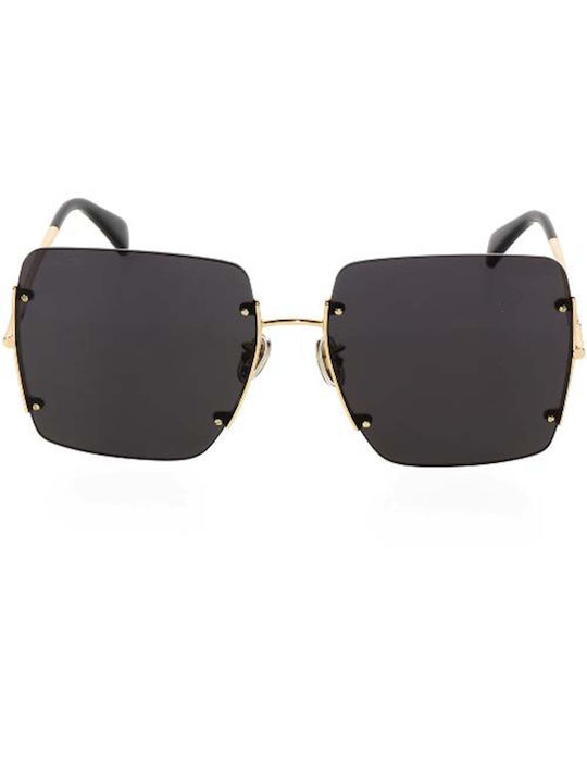 Max Mara Sunglasses Χρυσά with Metal Frame & Gray Lens Max Mara Sunglasses Χρυσά with Metal Frame & Gray Lens