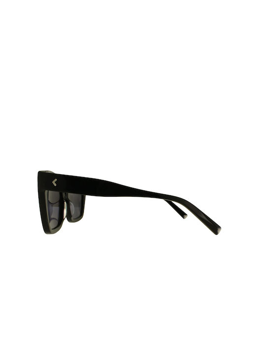 Kendall + Kylie Kendall + Kylie Women's Sunglasses with Black Horn-Rimmed Frame and Black Lens KKS5081 001