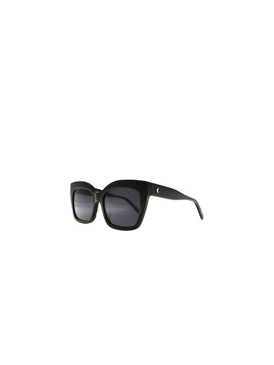 Kendall + Kylie Kendall + Kylie Women's Sunglasses with Black Horn-Rimmed Frame and Black Lens KKS5081 001