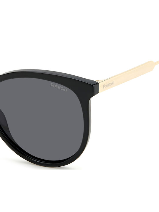 Polaroid Feminini Ochelari de soare cu Negru Cadru și Gri Polarized Lentilă PLD4131/S/X 807/M9