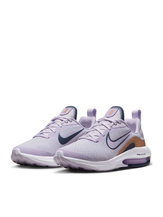 Zoom Arcadia 2 Kids Sports Shoes Running with Laces Purple