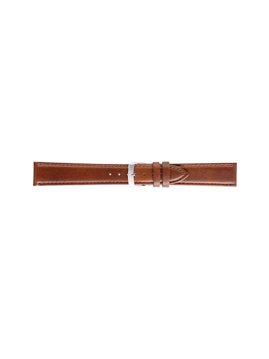 Gelso Leather Strap Brown 12mm