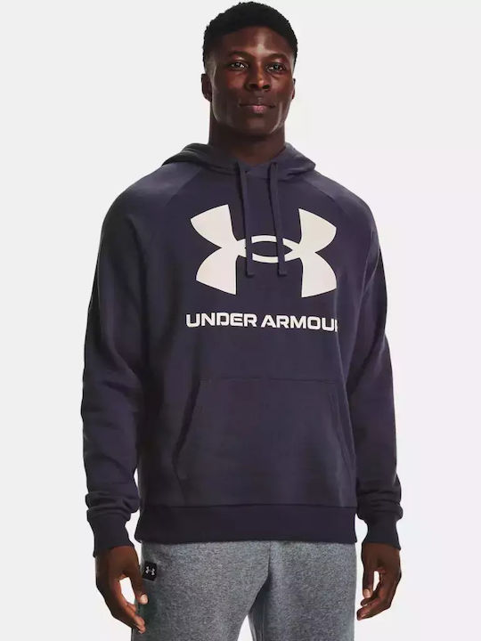 Rival Big Sweatshirt With Purple Hood