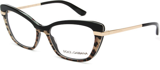 Dolce & Gabbana Eyeglass Frame Butterfly Brown Tortoise DG3325 3244