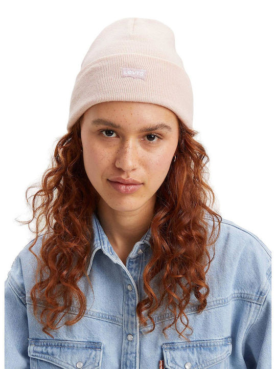 Levi's Beanie Beanie Knitted in Pink color