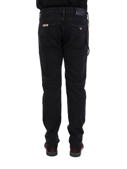 Emporio Armani Men's Denim Pants in Slim Fit Black