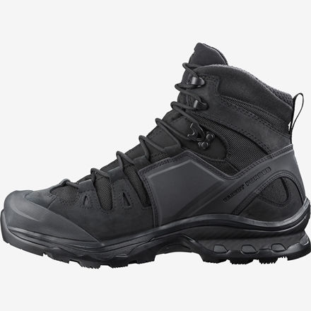 Salomon Military Half Boots Quest 4D Forces 2 with membrane Gore-Tex Leather Black L00377000
