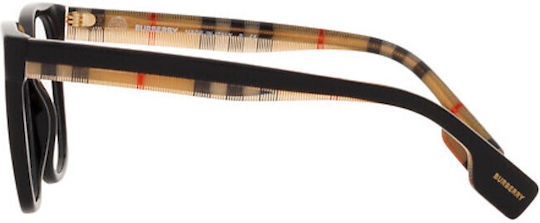 Burberry Evelyn Plastic Eyeglass Frame Black BE 2347 3942