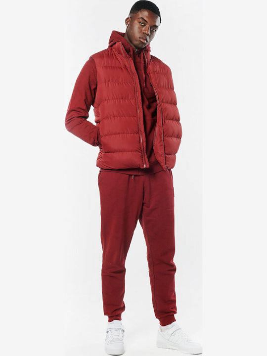 Αμάνικο Μπουφάν Puffer Dark Marroon
