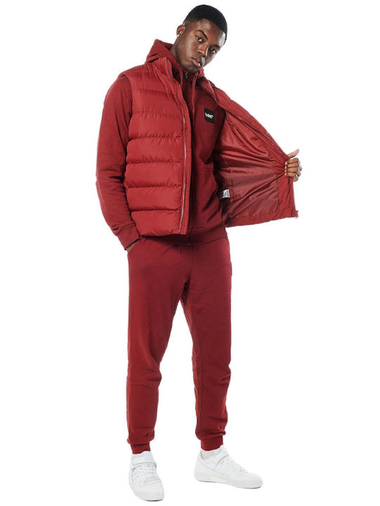 Αμάνικο Μπουφάν Puffer Dark Marroon