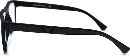Emporio Armani Мъжки Пластмасов Рамка за Очила с Clip On Черен EA4115 58531W