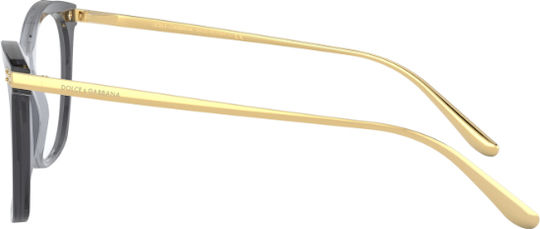Dolce & Gabbana Logo Plaque Eyeglass Frame Butterfly Gray DG3331 3268