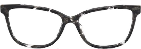 Feminin Plastic Rame ochelari Negru GU2832 005