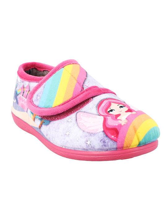 IQ Shoes Kids Slipper Closed-Toe Fuchsia