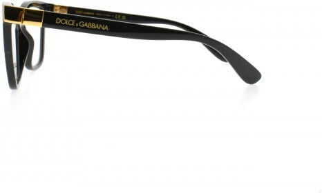 Dolce & Gabbana Weiblich Kunststoff Brillenrahmen Schmetterling Schwarz DG5076 501