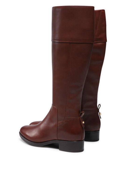Leather Riding Boots with Laces Felicity Brown