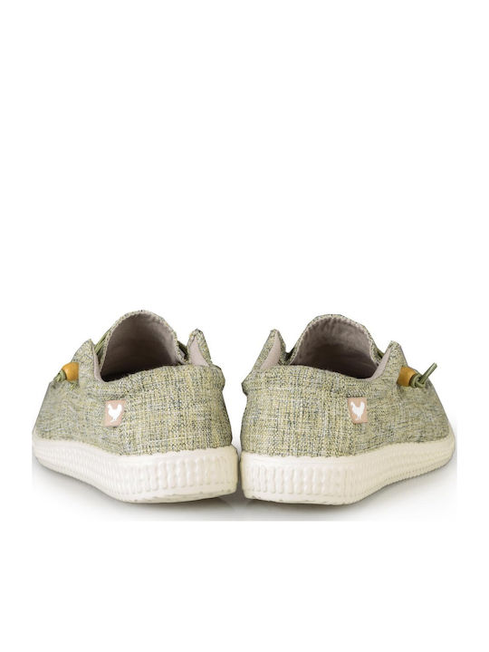 WP150 Men's Moccasins Wallaby Linen
