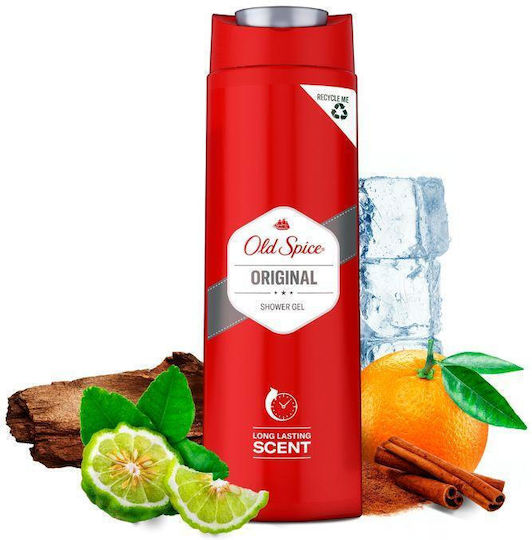 Old Spice Old Spice Gel Schaumbad für Herren mit Hafer Beruhigend 400ml