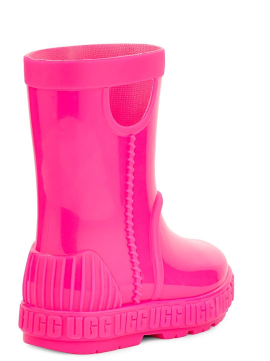Kids Wellies Drizlita with Internal Lining Fuchsia