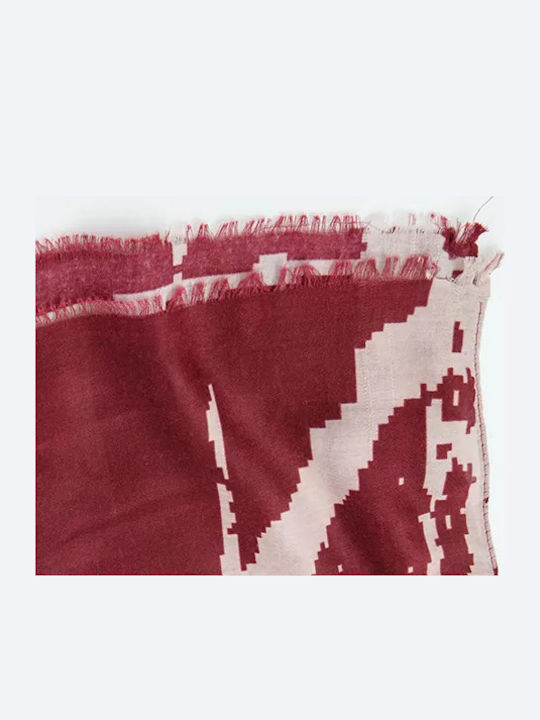 Fragola Damen Schal Burgundisch