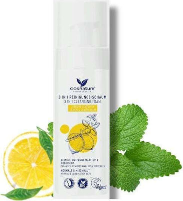 Cosnature 3in1 Foaming Cleanser Lemon And Melissa 150ml 150ml