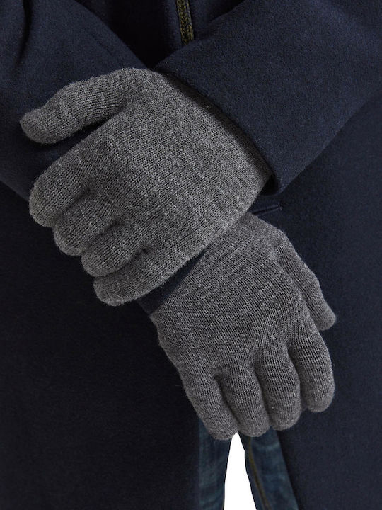 Jack & Jones Light Grey Ανδρικά Πλεκτά Γάντια Αφής