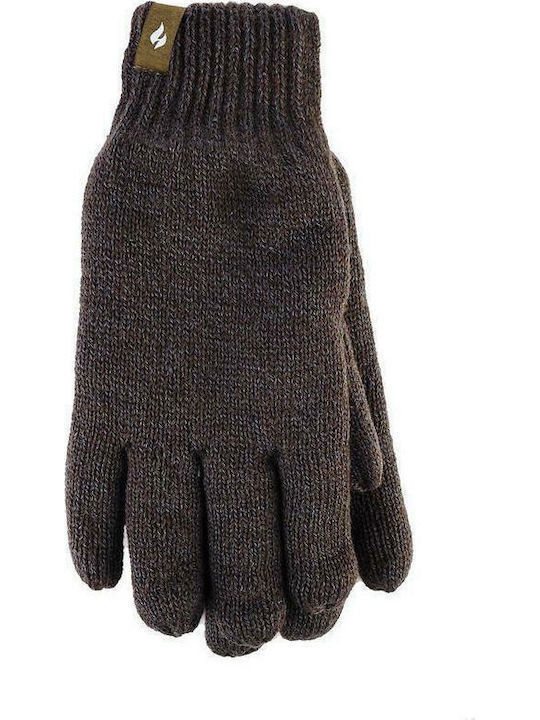 Heat Holders Men's Knitted Gloves Charcoal 80120